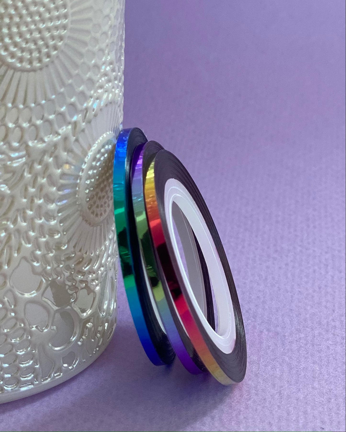 2mm Mirrored Sunglasses Striping Nail Art Tape