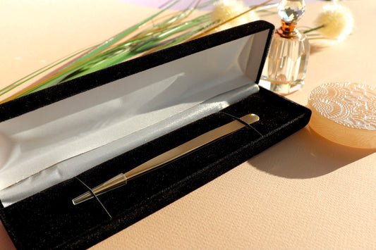 Brushed Gold Ultra-Fine Tip Tweezers