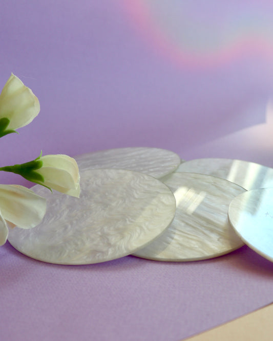 Mother of Pearl Paint & Polish Palette and Display